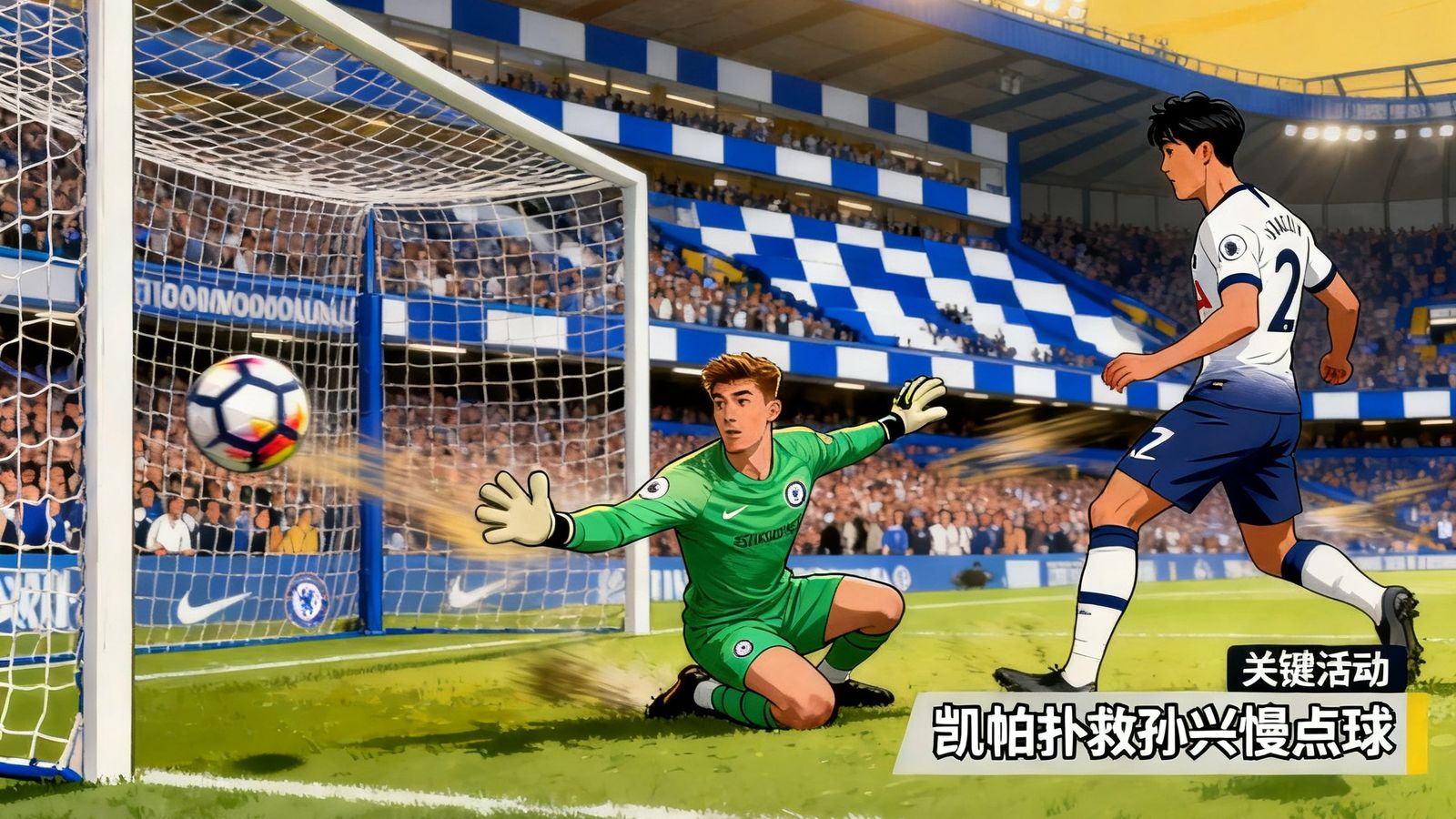 切尔西主场2-2战平热刺，凯帕扑出孙兴慜点球，赛后评分